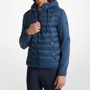 Michael Kors mixed hoodie jacket